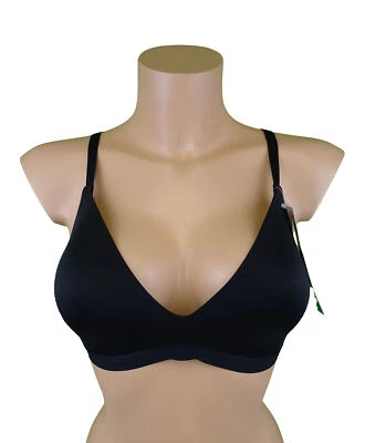 Sloggi WOW Comfort 2.0 PUM Push-up-BH ohne Bügel Schwarz 0004 Mikrofaser T-Shirt - Bild 1 von 3