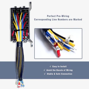 6 Way Fuse Block Relay Box With Pre-Wires ATC ATO Waterproof For Automotive Car - Picture 1 of 6