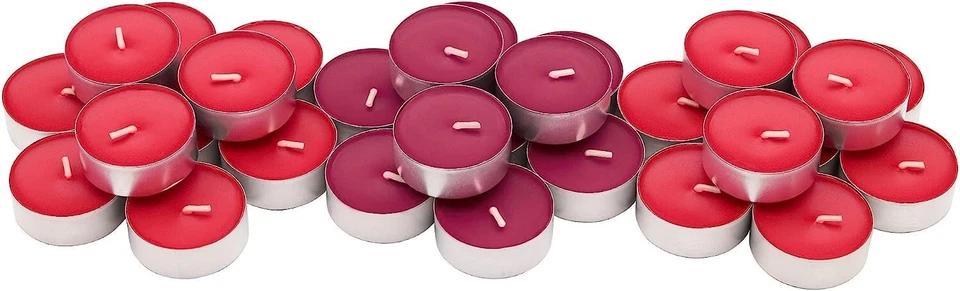 Ikea, Red SINNLIG Scented Tealight, Sweet Berries, 30 Pack - Image 1 of 2