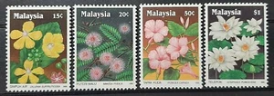 MALAYSIA 1990 WILDFLOWERS OF MALAYSIA SG 435 - 438 MNH FRESH - Picture 1 of 2
