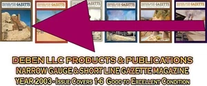 2003 enero/febrero revista de calibre estrecho y línea corta - correo económico de USPS gratuito - Imagen 1 de 10
