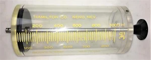 Hamilton S-1000 Super Syringe (1000mL) - Picture 1 of 4