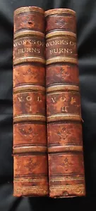 Works of Robert Burns with Numerous Notes & Illustrations Prof Wilson 1878 2 vol - Picture 1 of 12