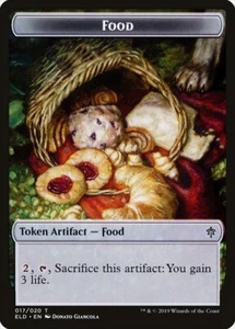 Food Token (017) Throne of Eldraine ELD MTG Magic - Imagen 1 de 1
