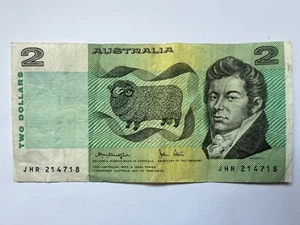 Australia 2 Dollars 1985 Mac Arthur Currency Animal Australian Sheep Oat Grain#1 - Picture 1 of 2