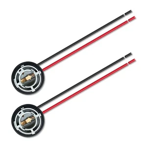 DAMA 1156 Female Socket Front Turn Signal Light Wire harness Pigtails 2-Pack - Picture 1 of 7