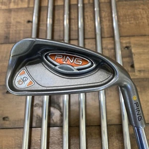 Ping G10 Yellow Dot Iron Set 4-PW Stiff Flex Steel +1/2”, New Midsize Grips - Picture 1 of 12
