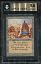 City of Brass Arabian Nights BGS QUAD 9.5  MTG magic #2581