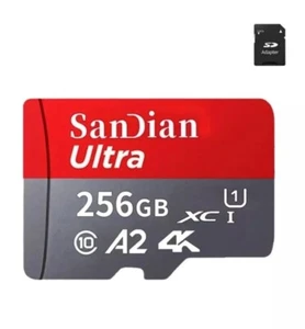 Original SanDian Ultra Card SD/TF Flash Memory Card 256 Micro SD C - Picture 1 of 4