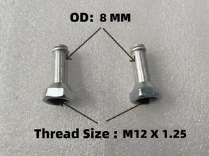 🔥aluminum Oil Cooler Adaptor/Connector OD 8mm M12x1.25 For auto radiator AT - Picture 1 of 3