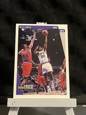Tarjeta de baloncesto de la NBA Sacramento Kings #123 1997-98 Upper Deck CC Billy Owens Foto 1 de 2