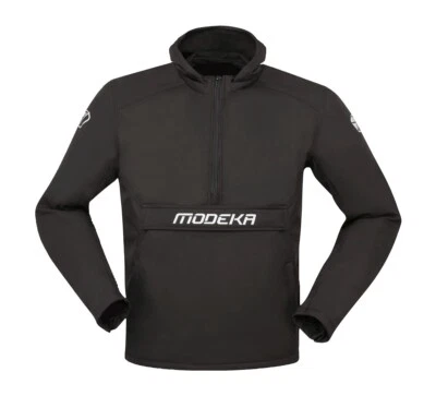 -20% Modeka Overhead-Jacke Braker Softshell schwarz abnehmbare Kapuze UVP 89,90€ - Bild 1 von 4