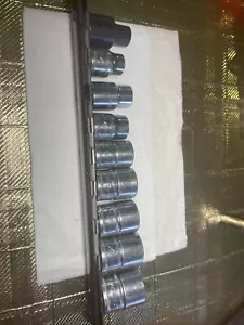 Snap On 3/8 Drive Socket set Metric Shallow 9 Pieces - Bild 1 von 7