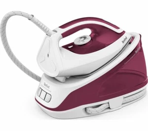 Tefal SV6110G0 Steam Generator Station Iron Express Essential White & Ruby Red - Picture 1 of 8