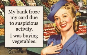 My Bank Froze My account For Suspicious Activity.All On A 2”x3”Fridge Magnet. - Picture 1 of 2