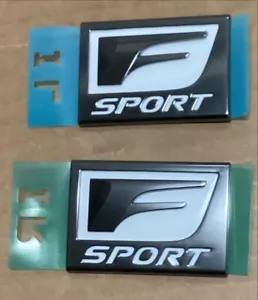 15-22 LEXUS RC350 FRONT LH RH FENDER F-SPORT EMBLEM BADGE NEW Genuine OEM Part - Picture 1 of 1