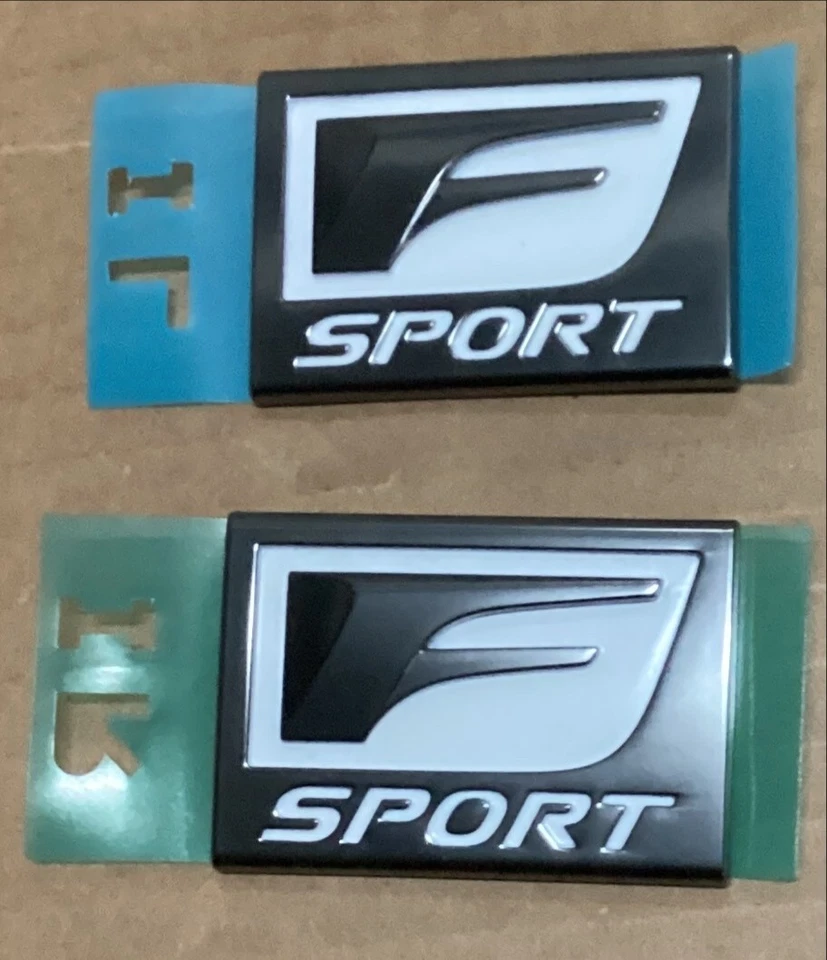 15-22 LEXUS RC350 GUARDABARROS DELANTERO DERECHO F-SPORT EMBLEMA INSIGNIA NUEVO Original OEM Parte Foto 1 de 1