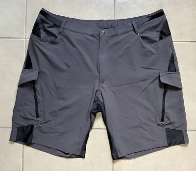 Pantalones Cortos de Ciclismo Para Hombre 8XL Gris Bicicleta de Montaña Cintura Ajustable Bolsillos con Cremallera Foto 1 de 4