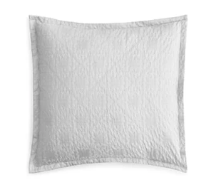 Sky Tile Matelasse EURO Pillow Sham - 2 Pack - Light Grey - Picture 1 of 3
