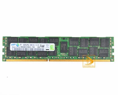 Samsung 16GB 2RX4 PC3L-10600R DDR3L-1333MHz 240Pin ECC REG Server RAM Memory CL9 - Image 1 of 4