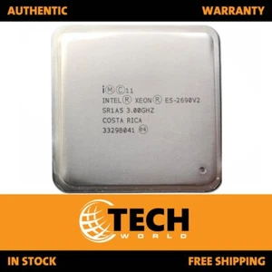INTEL XEON 10 Core CPU E5-2690 V2 25MB Cache 3.00GHZ SR1A5 Processor - Picture 1 of 3
