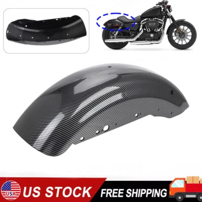 Carbon Fiber Rear Fender For Harley Sportster 883 1200 Forty Eight 2004-2025 USA - Image 1 of 4