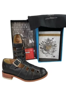 John Fluevog Women's Philippa Shoe Sandal 8 Black - Bild 1 von 11