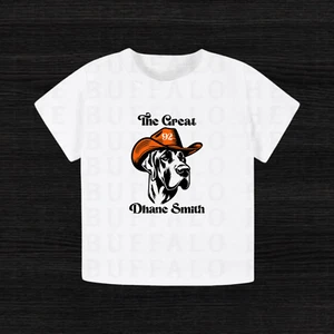 Kids Dhane Smith Buffalo Bandits Shirt, Baby Youth Bandits Lacrosse Tee - Picture 1 of 1