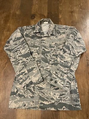 Camo Utility Coat Shirt Mens Medium Short Desert Sage Camouflage Digital Tiger - Image 1 of 4