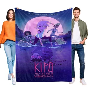 Throw Blanket Kipo and the Age of Wonderbeasts for Kids Girls Boys Soft Flannel - Picture 1 of 7