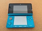 Region Free Nintendo 3DS Aqua Blue Handheld System, Fully Working With 3 Games