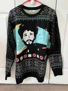 Lil Dicky Ugly Christmas Sweater DAVE FX Hulu Crewneck Rare Size Large - Picture 1 of 5