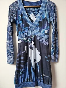 Desigual Face Oriental Tunic Dress Floral Size M 8 - Picture 1 of 8