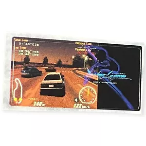 Sony PlayStation 1 PS1 Racing Lagoon 1999 Vintage VTG Memory Card Sticker - Picture 1 of 1