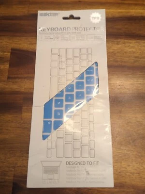 Blue KEYBOARD PROTECTOR: spills, dust, & water - MacBook Air MacBook Pro - Image 1 of 2