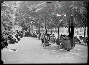 Placa Cristal Foto Negativo Blanco y Negro 13x18 CM Bourbonne, Alto Marne - Imagen 1 de 2