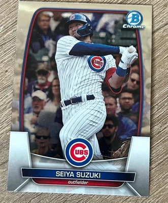 2023 Bowman Chrome - Seiya Suzuki #16 Chicago Cubs - Image 1 of 2