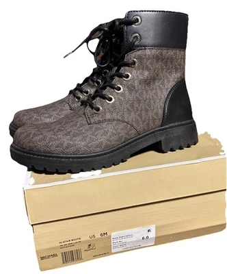 Michael Kors Alistair Botines Mujer Talla 6M Aire Libre Combate Motociclista Chic H Foto 1 de 4