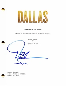 JOSH HENDERSON SIGNED AUTOGRAPH - DALLAS 2012 PILOT SCRIPT - JORDANA BREWSTER - Picture 1 of 2