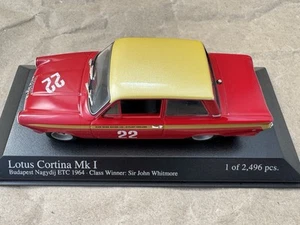 MiniChamps 1/43 Lotus Cortina MkI Budapest Nagydij ETC 1964 #22 J Whitmore 2496 - Picture 1 of 7