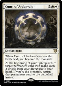 MTG - Court of Ardenvale - Wilds of Eldraine Commander - Magic the Gathering - Bild 1 von 1