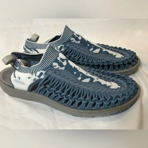 Sandalias de senderismo Keen Gravityfree x Uneek Evo de malla azul/blanco para hombre - talla 12 - Imagen 1 de 7