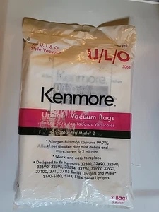 Kenmore Upright Vacuum Bags 5068 ULO Style Vacuums 3 Pack 54322 Damaged Package - Picture 1 of 5