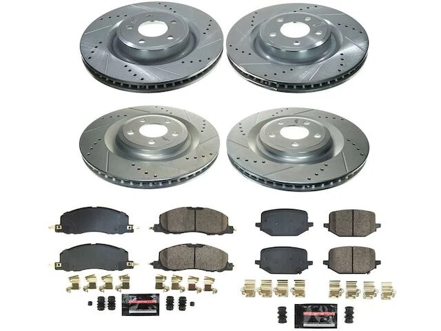 Kit de pastillas de freno delanteras y traseras y rotor para Lincoln Aviator 2020-2025 GAS RG326BC Foto 1 de 1