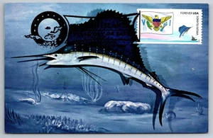 #4326 Flags of Our Nation Virgin Islands FDC Maxi Card - Picture 1 of 2