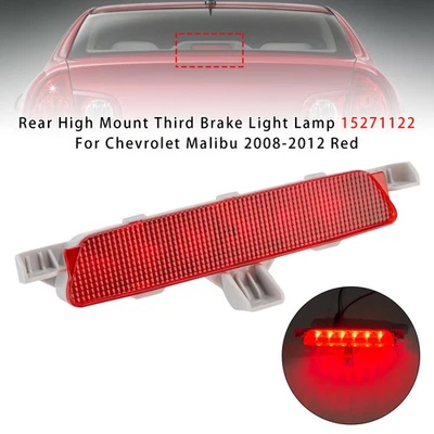 Rear High Mount Third Brake Light Lamp For Chevrolet Malibu 2008-2012 Red - Image 1 of 4
