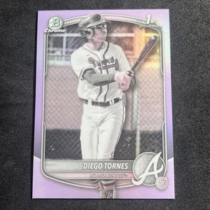 Béisbol cromado DIEGO TORNES 1st Bowman Pearl Refractor SP 2025 BCP-214 - Imagen 1 de 2