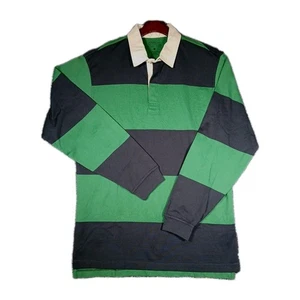 Arrow Rugby Poloshirt Herren M dunkelblau grün gestreift Preppy Classic 2006 NEU! - Bild 1 von 13