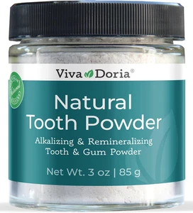 Natural Tooth Powder, Remineralizing, Natural Teeth Whitening, Breath Freshener - Picture 1 of 12