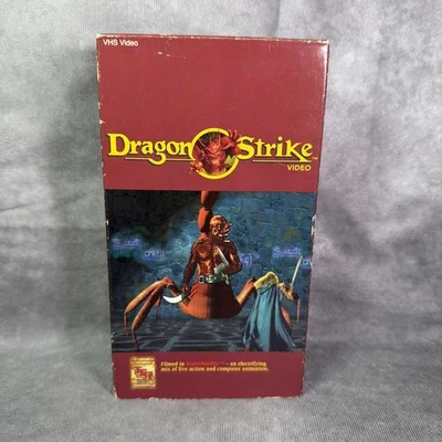 Original Dragon Strike 1993 TSR Board Game VHS Tape w/ Slip Cover Case - Image 1 of 4